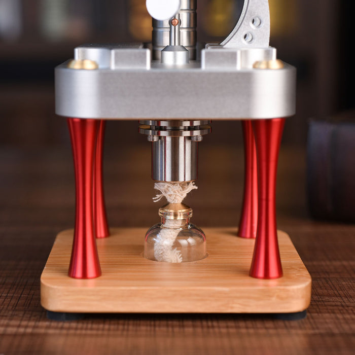 Air Cooled Metal Stirling Engine Model Science Education Collection Toy - enginediy