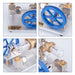 ENJOMOR Mini Vertical Flywheel Stirling Engine Model with Adjustable Speed Educational Toys&Gifts enginediyshop