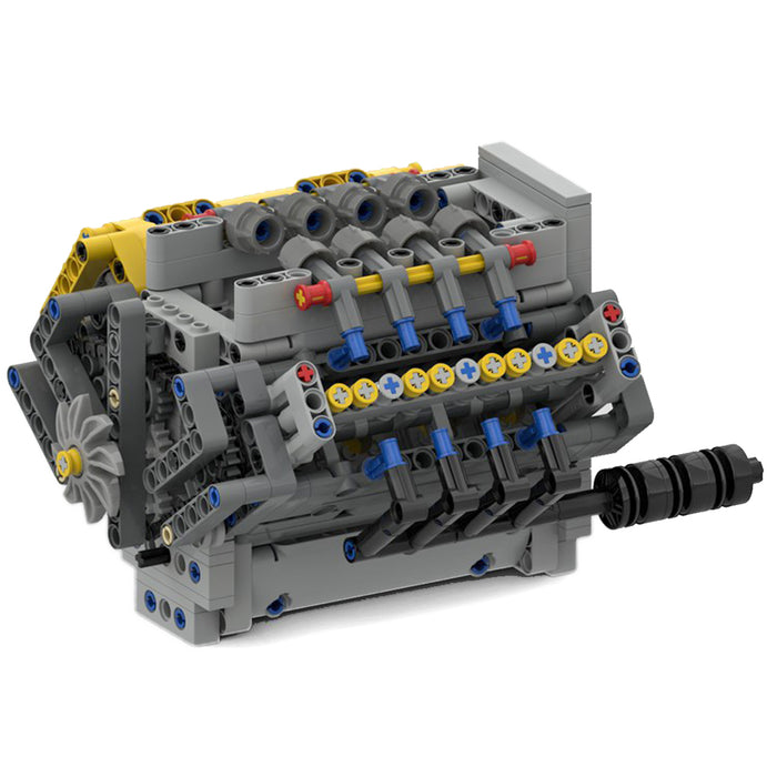 v8 engine building blocks