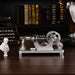 2 Cylinder Stirling Engine Model Generator Model with Voltage Meter and LED Lamp Bead - enginediy