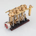 KACIO LS3-13S Steam Engine 3-cylinder Reciprocating Engine with Oil Cup Reverse Rotation enginediyshop