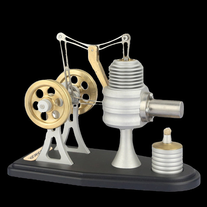 ENJOMOR Metal Balance Hot Air Stirling Engine Model Educational Toys & Gifts enginediyshop