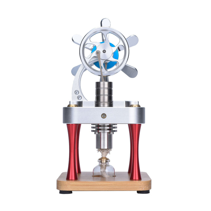 Air Cooled Metal Stirling Engine Model Science Education Collection Toy - enginediy