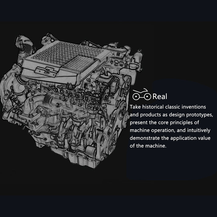 teching metal car engine model kit that works