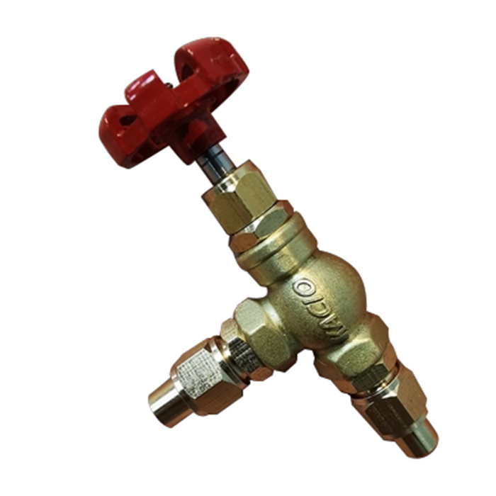 Angle Stop Valve for KACIO Steam Engine Boiler Model enginediyshop