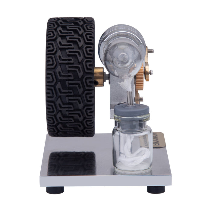 ENJOMOR Miniature Mini Alpha Rocker Arm Connecting Rod Stirling Engine Model Science Education Toy Enthusiast Gift enginediyshop