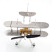 ENJOMOR Metal Stirling Airplane Model Set STEAM Science Education Toy Boutique Decoration enginediyshop