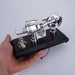 ENJOMOR Metal Gamma Hot-air Stirling Engine Model with Lamp Beads Educational Toys Gifts