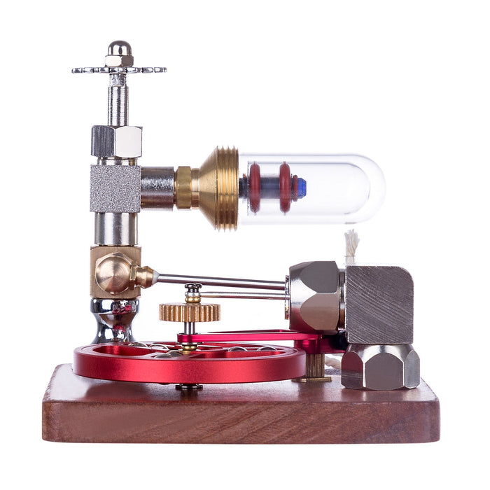 Single Cylinder Stirling Engine Model Speed Adjustable with Ball Bearing Flywheel STEM Science Experiment Set enginediyshop