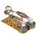 2 Cylinder Stirling Engine Model Engine Teaching Show Model Science Educational Toys - Golden - enginediy