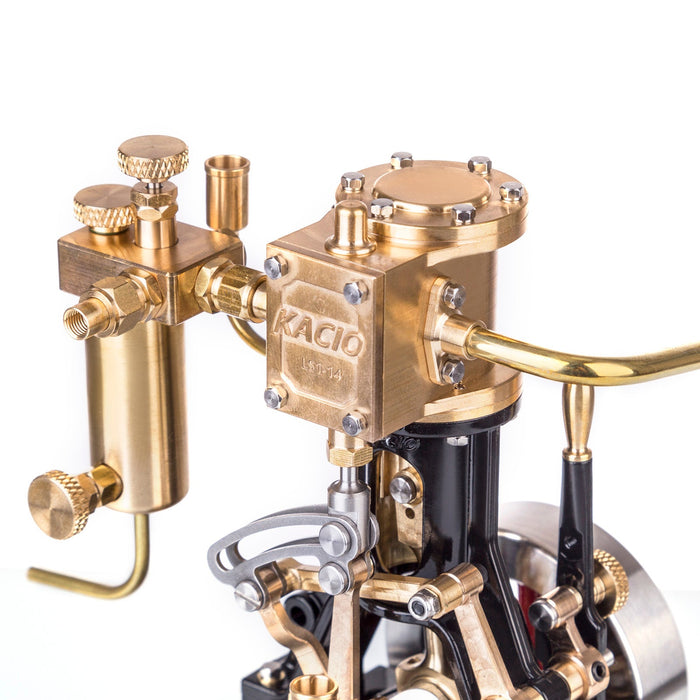 KACIO LS1-14 Single Cylinder Reciprocating Steam Engine Model for Model Ship Model Boat Above 60cm enginediyshop