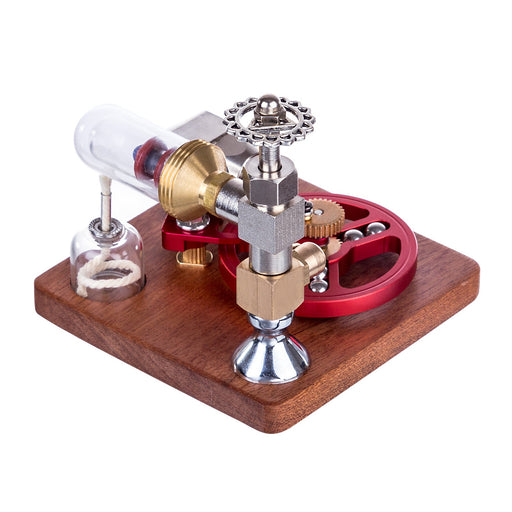 Single Cylinder Stirling Engine Model Speed Adjustable with Ball Bearing Flywheel STEM Science Experiment Set enginediyshop