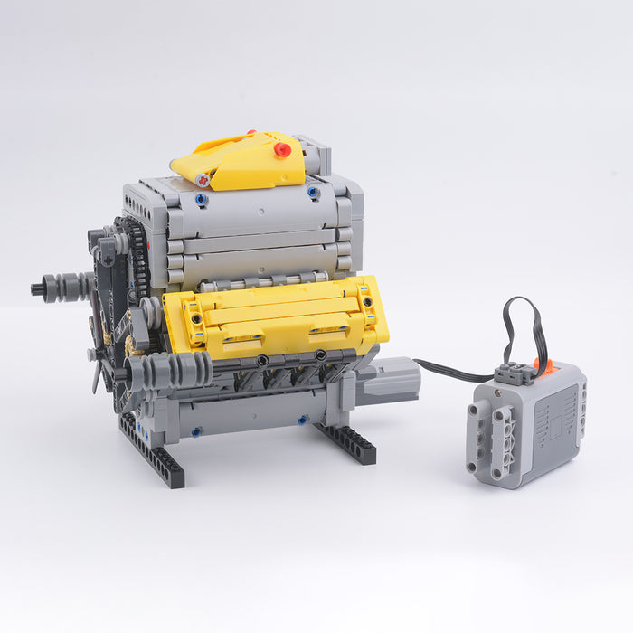 moc v8 engine model 