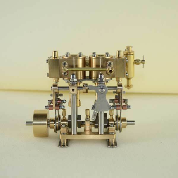 2 Cylinder Marine Steam Engine Reciprocating All Copper Steam Engine Gift Collection - enginediy