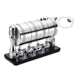 Steam Engine Model Kit Full Metal Steam Generator Steam Heating Boiler with 4 Alcohol Lamps - enginediy