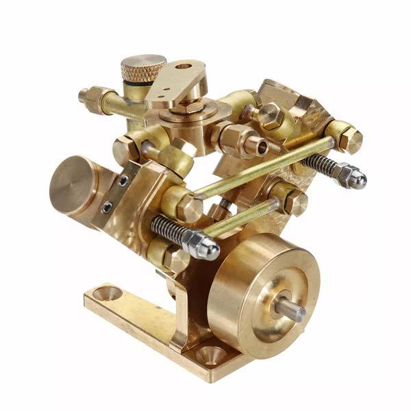 Microcosm M2B Mini Steam Engine Kit 2 Cylinder Marine Steam Engine Stirling Engine Gift Collection - enginediy