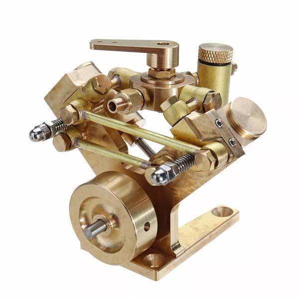 Microcosm M2B Mini Steam Engine Kit 2 Cylinder Marine Steam Engine Stirling Engine Gift Collection - enginediy