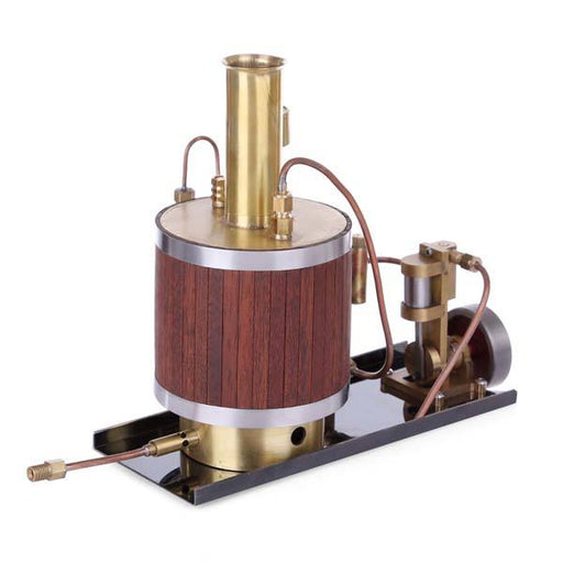 Mini Steam Engine Model Kit  Set with Steam Engine Boiler and Base - Enginediy - enginediy