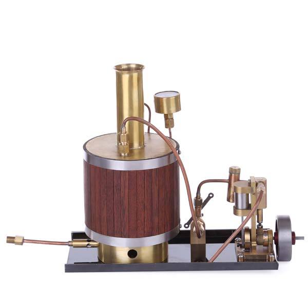 Mini Steam Engine Model Kit  Set with Steam Engine Boiler and Base - Enginediy - enginediy