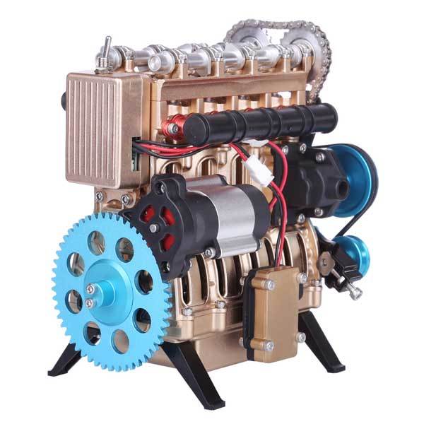 TECHING V8 Modelo de motor 500+piezas 1:3 V8 Metal en forma de V para  coche, experimento de ciencia mecánica, modelo de motor de física, regalo  para