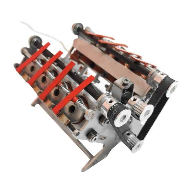 V8 Electromagnetic Motor Engine 24V DIY Runnable Generator for Science Project - Enginediy - enginediy