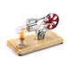 ENJOMOR Gamma Hot Air Stirling Engine Generator Model with LED Lights Science & Technology Educational Toys Gifts enginediyshop