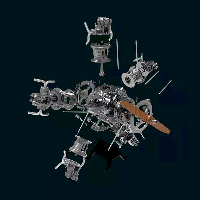 teching radial engine model kit