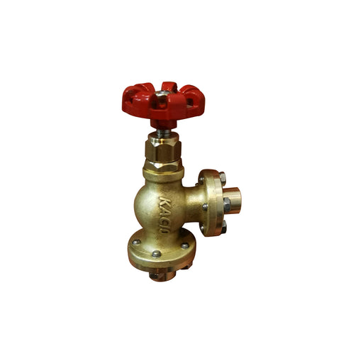 Flange Angle Stop Valve for KACIO Steam Engine Boiler Model enginediyshop