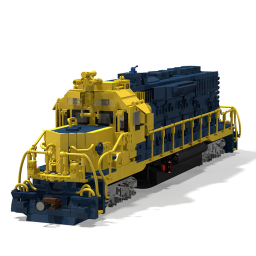 ATSF 5134 Diesel Locomotive Model Building Blocks Set 3573PCS