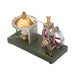 ENJOMOR Retro Steam Engine Kit with Spherical Boiler Support and Additional Load enginediyshop