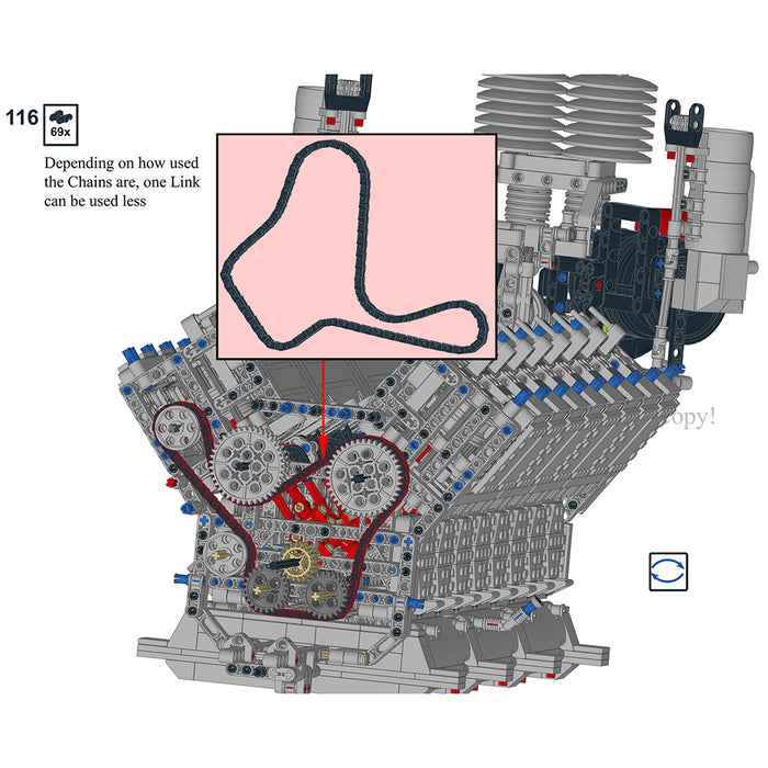 v16 engine building blocks