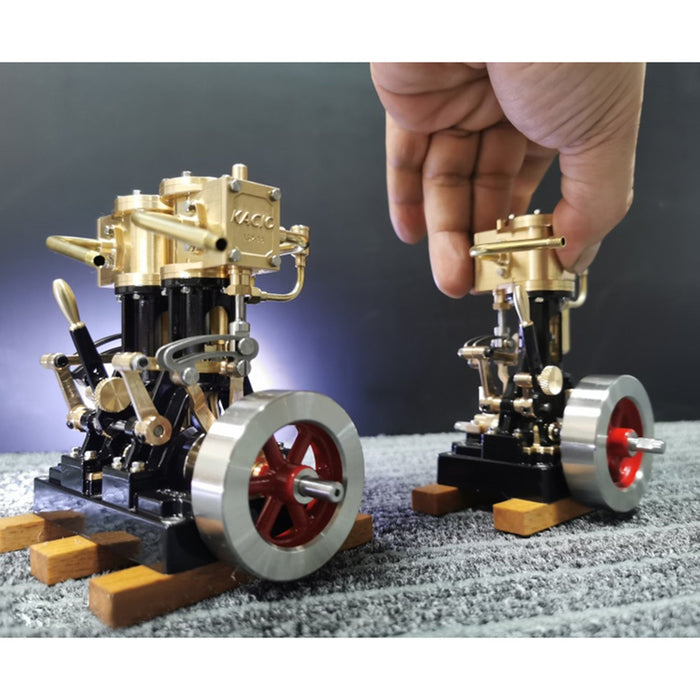 KACIO LS1-14 Single Cylinder Reciprocating Steam Engine Model for Model Ship Model Boat Above 60cm enginediyshop