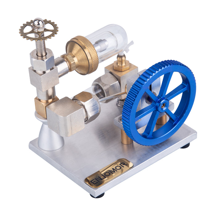 ENJOMOR Mini Vertical Flywheel Stirling Engine Model with Adjustable Speed Educational Toys&Gifts enginediyshop