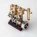 KACIO LS2-13S Vertical Two-cylinder Marine Engine  Steam Engine Model with Oil Cup Support Forward and Reverse Rotation enginediyshop