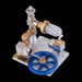 ENJOMOR Mini Horizontal Flywheel Stirling Engine Model with Adjustable Speed Educational Toys&Gifts enginediyshop