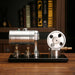 Retro Steam Engine Model with Boiler, Base and Alcohol Lamp enginediyshop