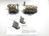 KACIO LS3-13S Steam Engine 3-cylinder Reciprocating Engine with Oil Cup Reverse Rotation enginediyshop